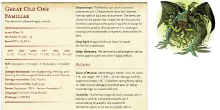 Homebrew Great Old One Familiar An Imp Alternative Powered By Gibbering Madness Instead Of Hell Warlock Class Forums D D Beyond Forums D D Beyond