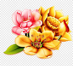 Lunar new year flowers yellow. Chinese New Year Template Lotus Chinese Style Material Template Flower Arranging Png Pngegg