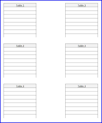 Wedding Seating Chart Template Ms Word Templates Ms Word