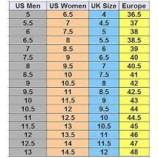 Women S 7 1 2 Shoe Is What Size In Mens Shoes Google Search Shoe Chart Size 10 Women Shoes Shoe Size Conversion