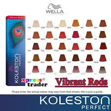 Wella Koleston Perfect Permanent Hair Color Dye 60g Vibrant Reds Series