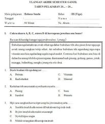Dan itu baik, fiksi adalah fiction, dan itu berbeda dengan tikfit. Soal Uas Bahasa Sunda Kelas 3 Sd Semester 1 Ganjil