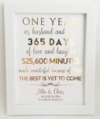 Gold Foil Print First 1st Anniversary Gift For Husband Or Wife Customizable 1st Anniversary Gifts First Wedding Anniversary Anniversary Quotes For Husband