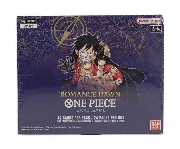 OP-01 Romance Dawn Sealed Case (12 Boxes) – English ONE PIECE CAR
