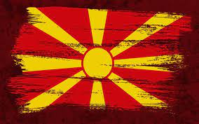 The flag of the republic of macedonia was selected on the basis of a public competition in 1995. Download Wallpapers 4k Flag Of North Macedonia Grunge Flags European Countries National Symbols Brush Stroke Macedonian Flag Grunge Art North Macedonia Flag Europe North Macedonia For Desktop Free Pictures For Desktop Free