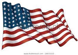 Illustration Waving Us 48 Star Flag Stock Vector Royalty Free 148131515