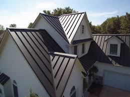 This color also goes well with the red brick color. Metal Roofing Kline Home Exteriors