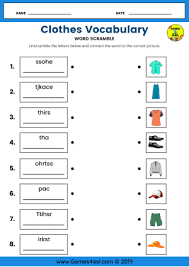 Here are some free handwriting practice sheets which i have created, suitable for different ages and in 3 different styles: Clothes Worksheets Games4esl