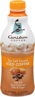 Cold press iced coffee (medium) with 0g net carbs. Caribou Coffee Sea Salt Caramel Iced Coffee