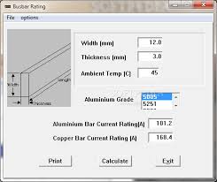 Curious Aluminium Busbar Current Rating Chart Armoured Cable