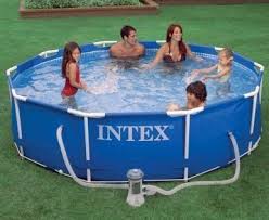 Bassein Intex 457 X 84 Cm Metallist Raamiga Hind Ja Info Swimming Pools Above Ground Swimming Pools Pool