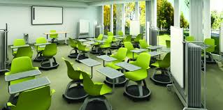 Node Chair For Steelcase By Ideo A Reconfigurable Seat That Complements The Way Students Learn And The T Node Chair Higher Education Design Modern Classroom