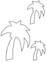Preschool is an exciting time as small students learn about simple shapes, sounds of letters, how to sort objects and how a seed turns into a plant. Palm Tree Template Free Palm Tree Crafts Tree Coloring Page Tree Templates