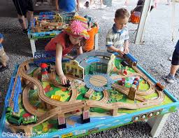 See more ideas about wooden train, train table, wooden train track. Our Day Out With Thomas In Phillipsburg Nj Game On Mom