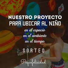 Pequefelicidad Proyecto Para Ubicar Al Nino En El Espacio El Ambiente Y El Tiempo Con Sorteo Ninos Proyectos Ciencias De La Naturaleza