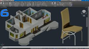 Autocad 3d Villa Modelleme Ders 6 3d Sandalye Cizimi Autocad Villa Modelleme