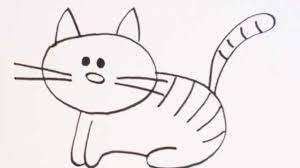 1.7 x1.4 (4.3cmx3.5cm) tres gatos: Dibujos De Gatos Como Dibujar Gatos Facil Para Colorear