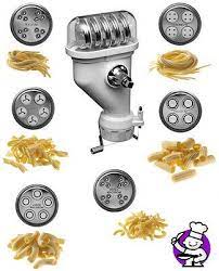 Kitchenaid Mixer Pasta Press Stand Mixer Attachment Kpexta 6 Pc Pasta Spag Maker Pasta Extruder Kitchenaid Pasta Kitchenaid Pasta Extruder