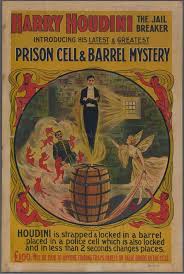 Harry Houdini Vintage Magician Poster Magic By Mio How do you look at a poster of somebody being decapitated and not buy a ticket to see it performed live?magicians of the period. harry houdini vintage magician poster