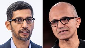 Google and Microsoft's Indian-born CEOs pledge support to the country over  coronavirus crisis