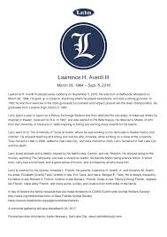 Lawrence H. Averill III