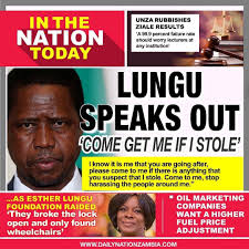 Lungu Speaks Out 'come and get me' ...As Esther Lungu foundation is raided  #DailyNation