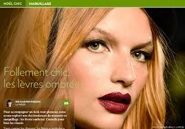 Follement chic, les lèvres ombrées