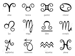 Horoscope Zodiac Star Signs Royalty Free Cliparts Vectors And Horoscope Tattoos Zodiac Sign Tattoos Virgo Tattoo