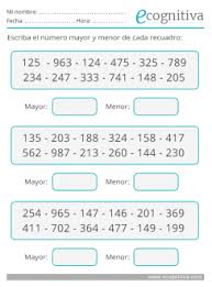 Ejercicios matematicos para 2° grado. Pin En Estimulacion Cognitiva Para Adultos
