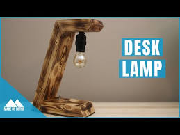 Solid and built to last, a light wood writing desk in taupe, tan or oak ensures years of productivity. How To Make A Wooden Desk Lamp 6 Steps With Pictures Instructables