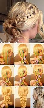 8 Tutos Coiffures Inedits A Base De Tresses Coiffure Coiffure Et Beaute Et Idees De Coiffures