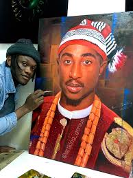 Title: ODOGWU Tupac Medium: Oil