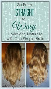 This can be overnight or whenever you crave wavy hair. How To Braid Your Hair For Simple Natural Waves Overnight Our Heritage Of Health