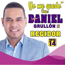 Este #domingo 6 de #octubre* todos ir a votar temprano por #Daniel Grullón  Regidor #14