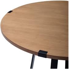 Walker Edison Round Urban Industrial Wood Veneer High Grade Mdf Table English Oak Bbw40rdwraeo Best Buy In 2020 Industrial Round Dining Table Round Dining Table Dining Table