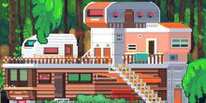 Trailer Park 3000 By Nonokohime Pixel Art Art Ancient