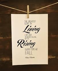 Nelson Mandela Quote About Rising Downloadable Diy Print A3 A4 Size Nelson Mandela Quotes Inspirational Quotes Message Of Encouragement