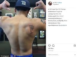 Wentz, who got engaged to madison oberg in february, posted photos on instagram of the matching tattoos he got with his fiancé. Eagles Fans Memorialize Super Bowl Win With New Tattoos Express Digest