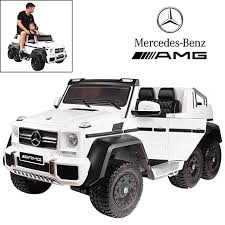 Licensed Mercedes Benz Amg G63 6x6 Electric Ride On Car For Kids With 2 4g Remote Control 12v 6 Motors Parent Seat Mercedes Benz Amg Mercedes Benz Mercedes