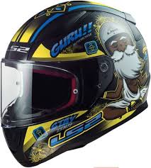 LS2 FF353 RAPID BUDDHA KACIGA GLOSS BLACK YELLOW