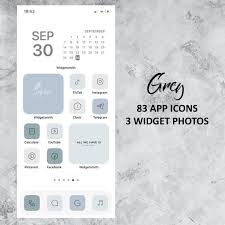 83 Grey Ios 14 App Icons Light Mood Ios14 Widget Cover Widgetsmith Aesthetic Minimal Pack Iphone Apple Icons Set Shortcut Aesthetic Grey App Icon Ios Icon Apple Icon
