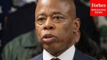 Mayor Eric Adams Asked For Comment After DHS Officer Handcuffed Larry Nadler  Staffer At NYC Office