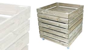 Meuble Palox Fond Reglable Sur 3 Niveaux Meuble Sur Roulette Affichez Vos Produits Du Moment Fruits Legumes Palox Bois Palox Bois Vieilli