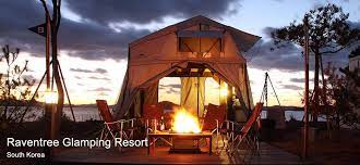 Raventree Glamping Resort Glamping In South Korea With The Raventree Glamping Resort Glamping Resorts Glamping Resort