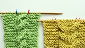 The right side of knitting means the side that faces out on a garment or other project, it is the side you it's pretty easy to tell right from wrong with a stitch that doesn't look the same on both sides. Double Sided Knitting Hobby Tuhafiye