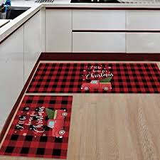 Not only amazon kitchen rugs, you could also find another pics such as door rugs, carpeted kitchen, carpet kitchen, floor rug, country kitchen rug, outdoor rug, black and red kitchen. Amazon Com Under 25 Christmas Kitchen Rugs Kitchen Table Linens Home Kitchen