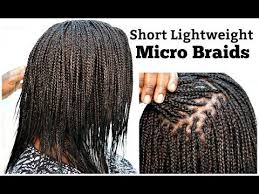 The bright color used blends perfectly well with the dominant dark colors used. Micro Braids Tutorial On Natural Hair Short And Light Weight Youtube Micro Braids Hair Styles Natural Hair Styles
