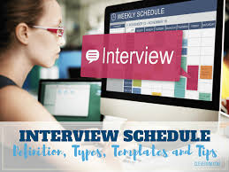 You'll receive an email alert when new articles. Interview Schedule Definition Types Templates And Tips Cleverism