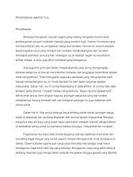 Berusaha jadi warga negara yang baik. Pengabaian Warga Tua Latest