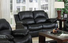 Get free shipping on qualified living room sets or buy online pick up in store today in the furniture department. Myco Furniture Kaden Modern Black Bonded Leather Reclining Sofa Set 3pcs 1075 Blk Set 3